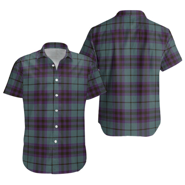 Keith (Austin) Weathered Clan Badge Tartan Short Sleeve Shirt