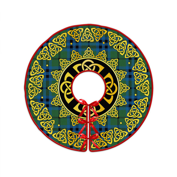 Keith (Marshall) Ancient Clan Badge Tartan Christmas Tree Skirt Golden Celtic Heritage