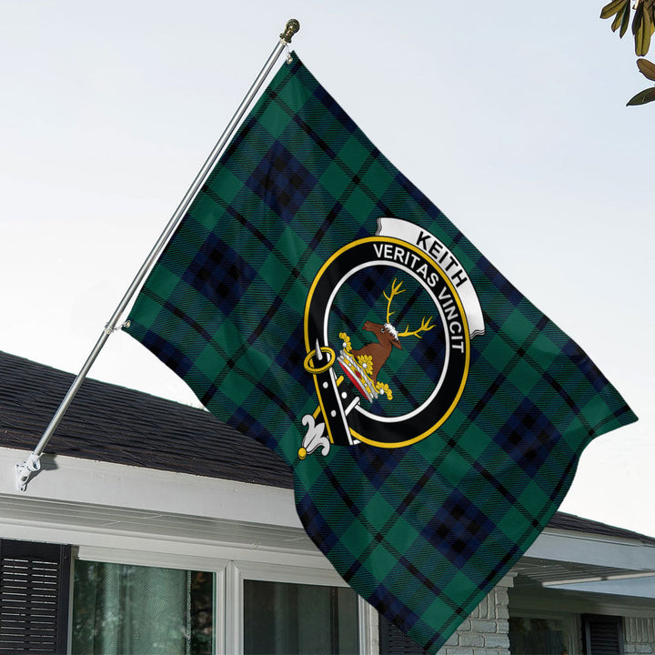 Keith (Marshall) Modern Clan Badge Tartan House Flag