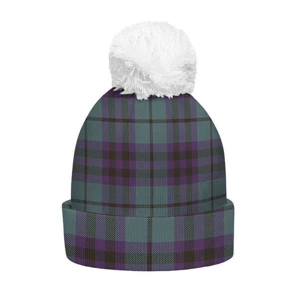 Keith (Marshall) Weathered Clan Badge Tartan Bobble Beanie Hat