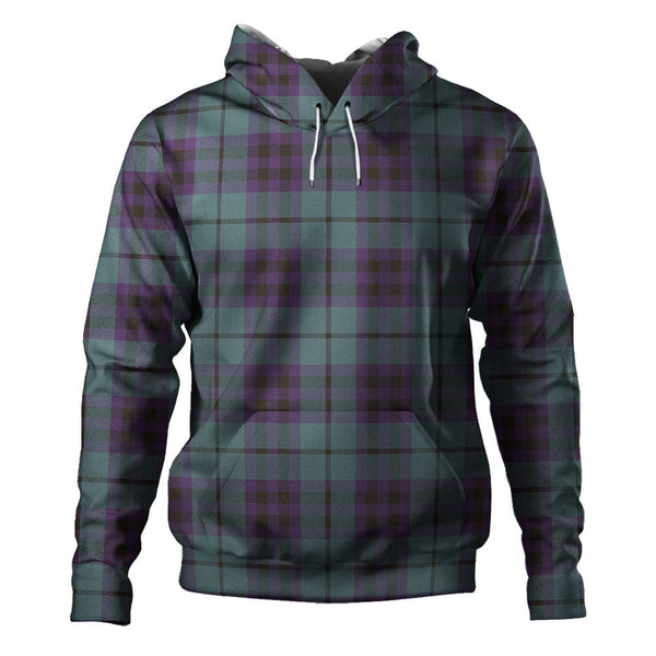 Keith (Marshall) Weathered Clan Badge Tartan Hoodie