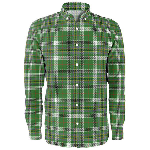 Kennedy Ancient Clan Badge Tartan Long Sleeve Shirt