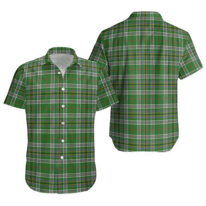 Kennedy Ancient Clan Badge Tartan Short Sleeve Shirt