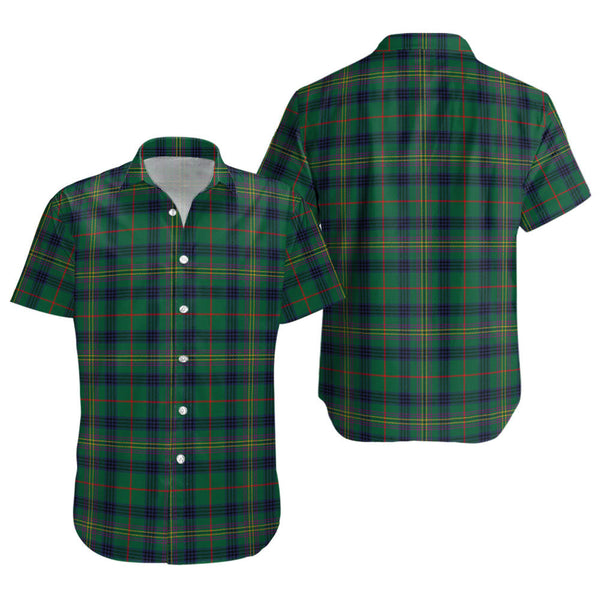 Kennedy Modern Clan Badge Tartan Short Sleeve Shirt