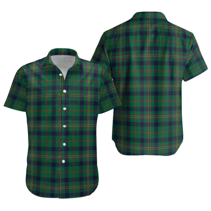 Kennedy Modern Clan Badge Tartan Short Sleeve Shirt