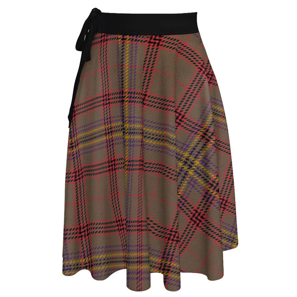 Kennedy Weathered Tartan Wrap Skirt
