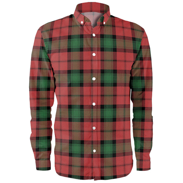 Kerr Ancient Clan Badge Tartan Long Sleeve Shirt