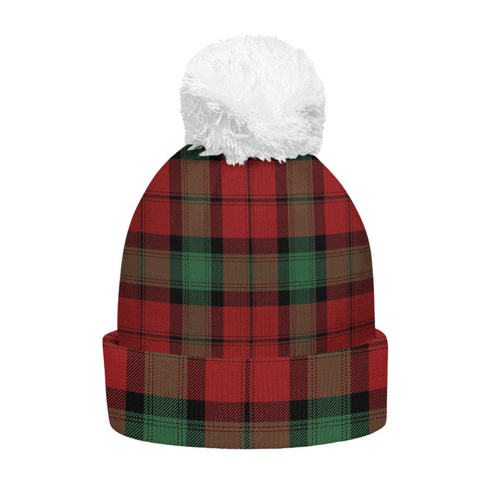 Kerr Modern Clan Badge Tartan Bobble Beanie Hat