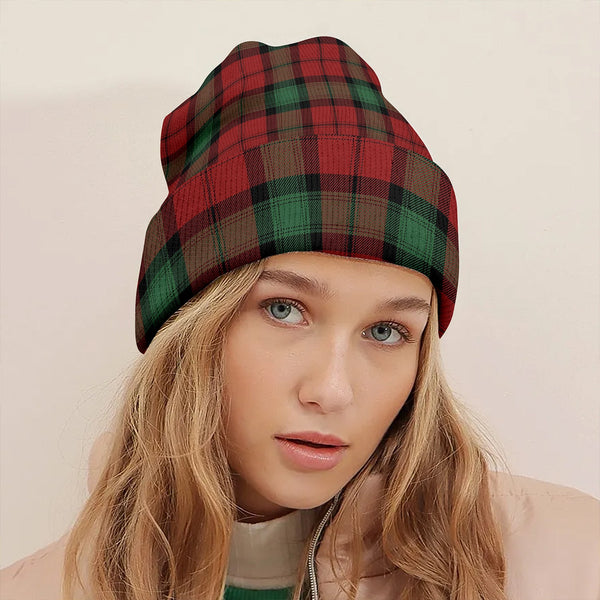 Kerr Modern Clan Badge Tartan Knitted Beanie