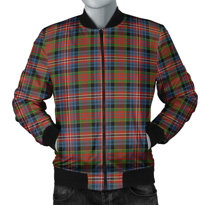 Kidd Ancient Clan Badge Tartan Bomber Jacket