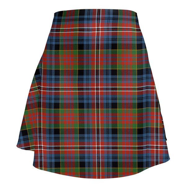 Kidd Ancient Clan Badge Tartan Flared Skirt