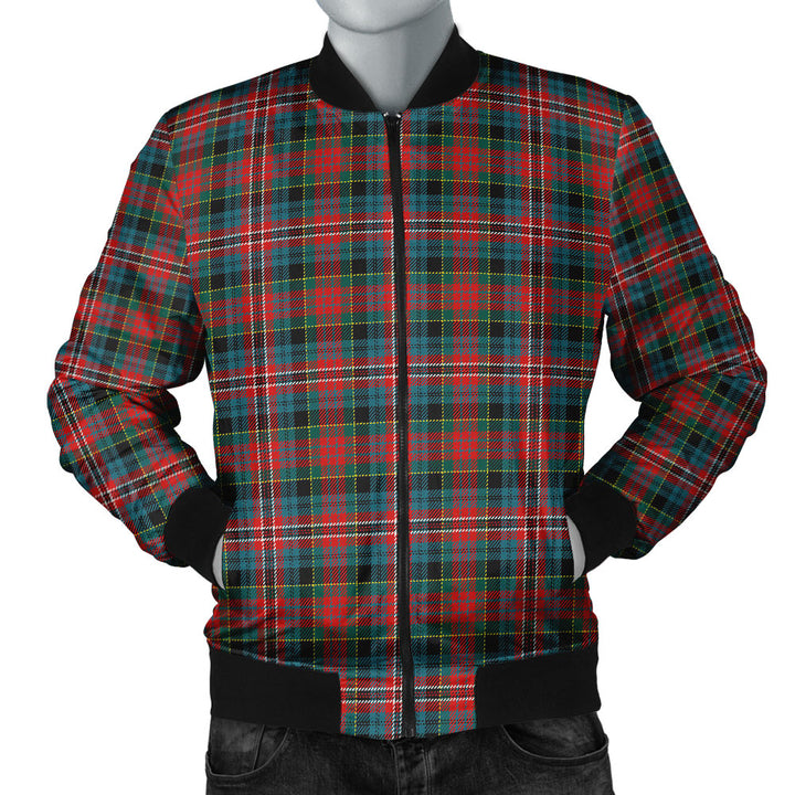 Kidd Modern Clan Badge Tartan Bomber Jacket