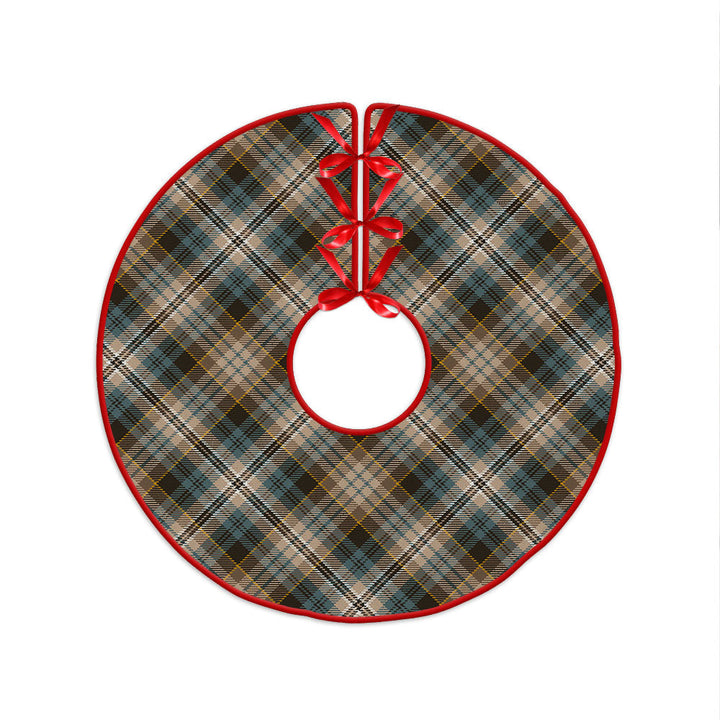 Kidd Weathered Clan Badge Tartan Christmas Tree Skirt