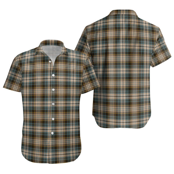 Kidd Weathered Clan Badge Tartan Short Sleeve Shirt