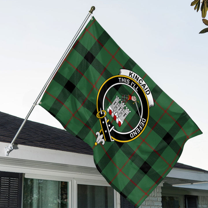 Kincaid Ancient Clan Badge Tartan House Flag