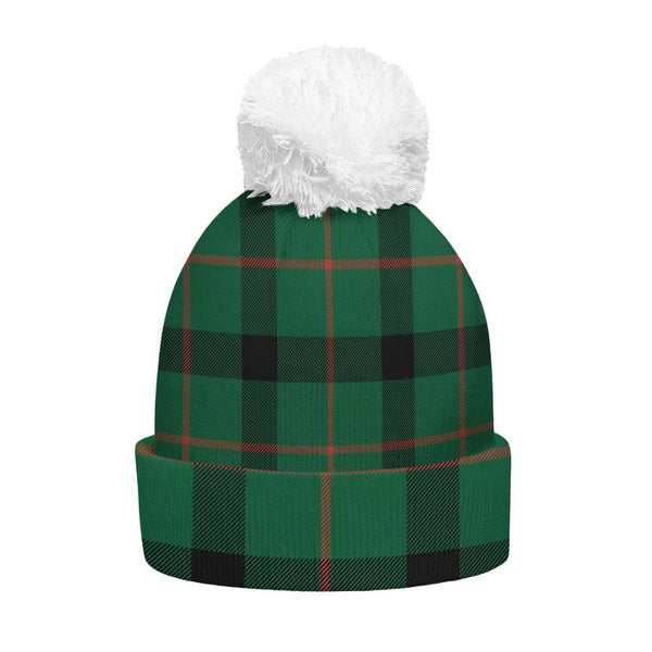 Kincaid Modern Clan Badge Tartan Bobble Beanie Hat