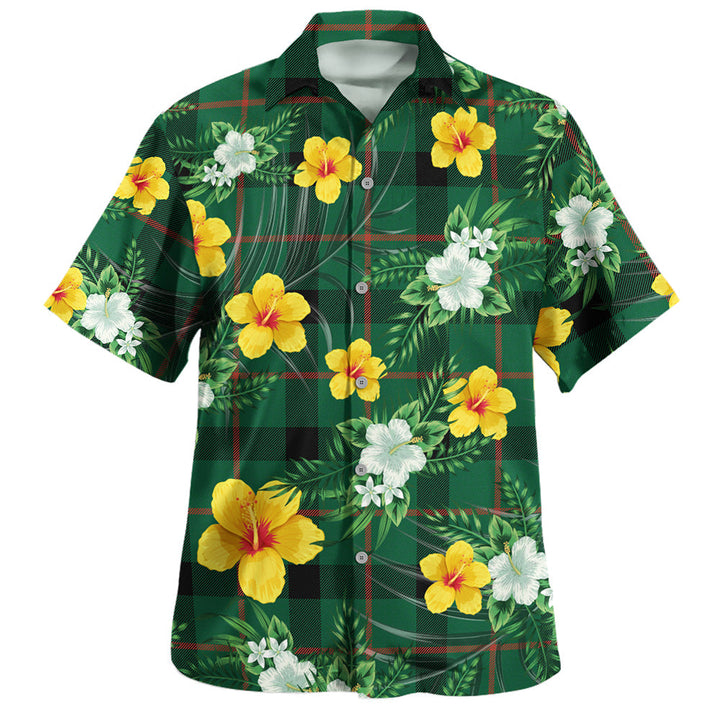 Kincaid Modern Clan Badge Tartan Hawaiian Shirt Summer Vibes Style