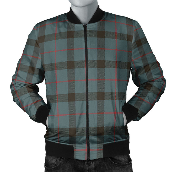 Kincaid Weathered Clan Badge Tartan Bomber Jacket