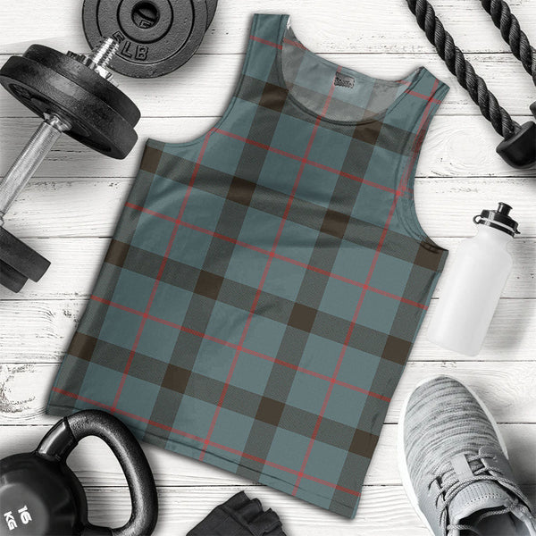 Kincaid Weathered Clan Badge Tartan Men Tank Top