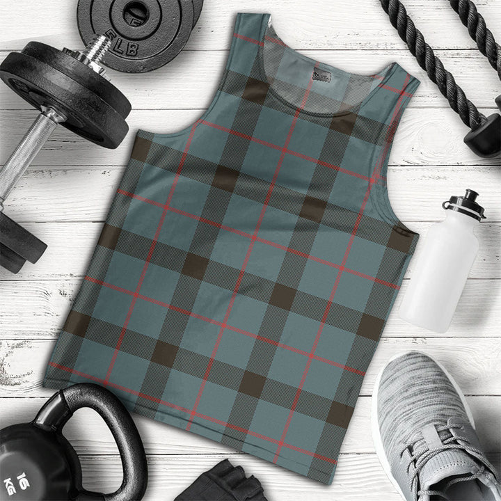 Kincaid Weathered Clan Badge Tartan Men Tank Top