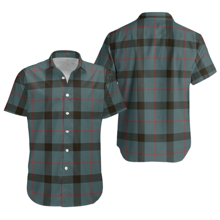 Kincaid Weathered Clan Badge Tartan Short Sleeve Shirt