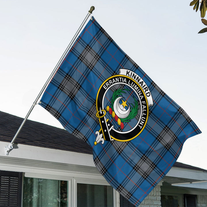 Kinnaird Ancient Clan Badge Tartan House Flag