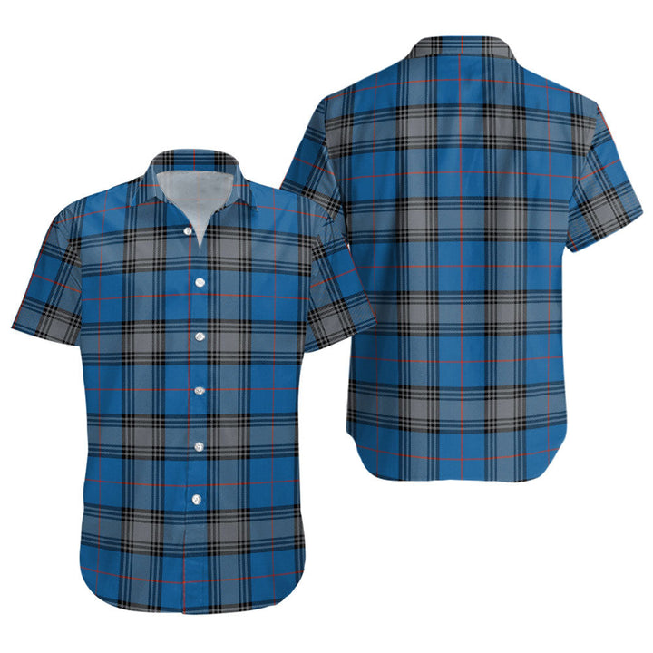 Kinnaird Ancient Clan Badge Tartan Short Sleeve Shirt