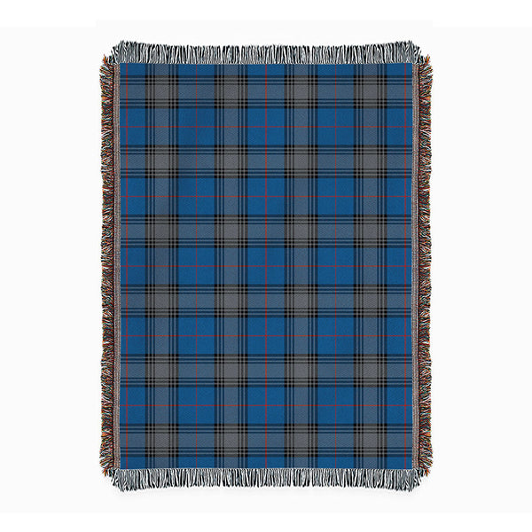 Kinnaird Ancient Clan Badge Tartan Woven Blanket