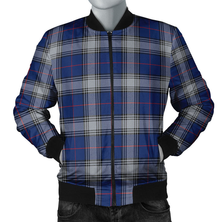 Kinnaird Modern Clan Badge Tartan Bomber Jacket