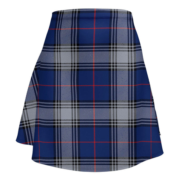 Kinnaird Modern Clan Badge Tartan Flared Skirt