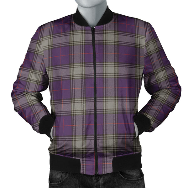 Kinnaird Weathered Clan Badge Tartan Bomber Jacket