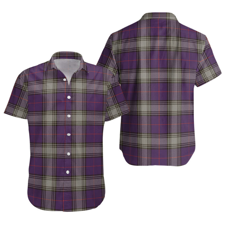 Kinnaird Weathered Clan Badge Tartan Short Sleeve Shirt