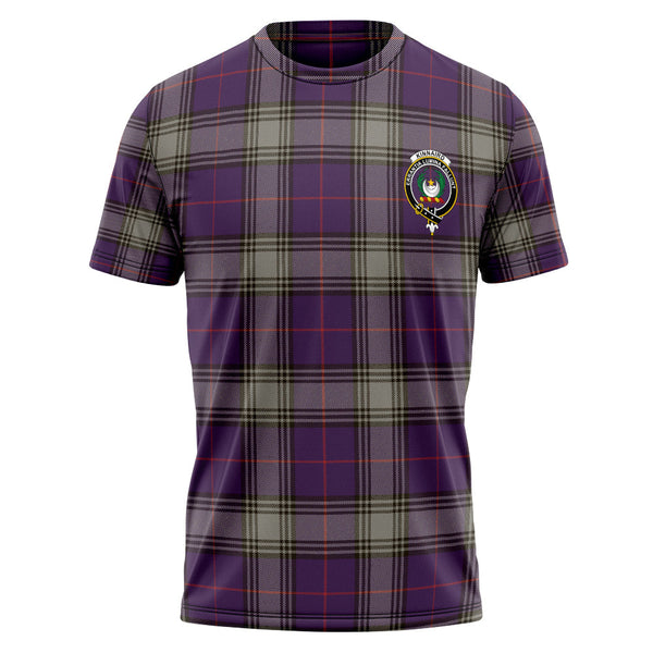 Kinnaird Weathered Clan Badge Tartan T-Shirt