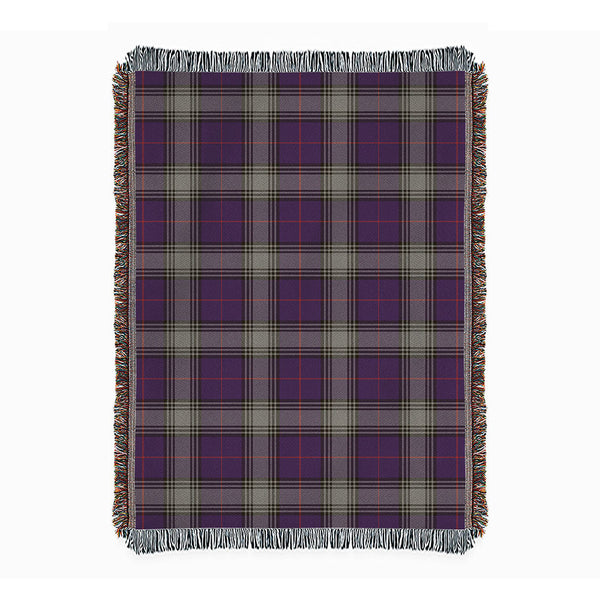Kinnaird Weathered Clan Badge Tartan Woven Blanket