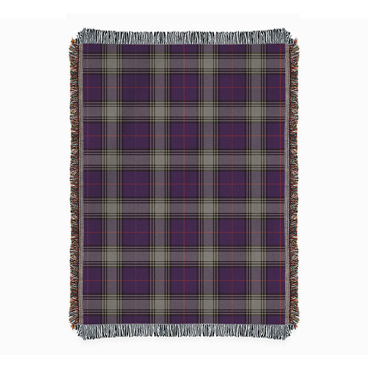 Kinnaird Weathered Clan Badge Tartan Woven Blanket