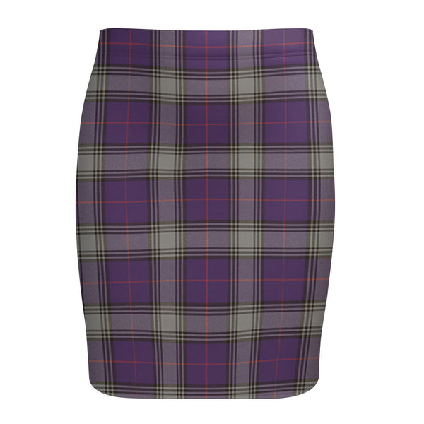 Kinnaird Weathered Tartan Fitted Skirt