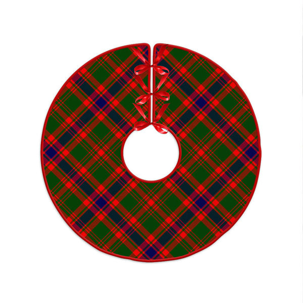 Kinninmont Clan Badge Tartan Christmas Tree Skirt