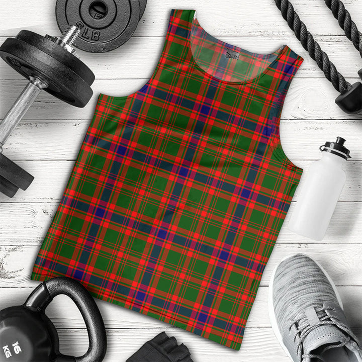 Kinninmont Clan Badge Tartan Men Tank Top