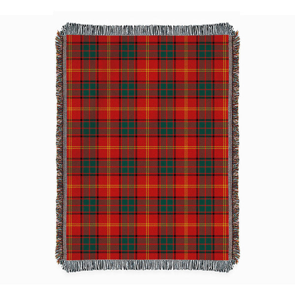 Kirk Modern Clan Badge Tartan Woven Blanket
