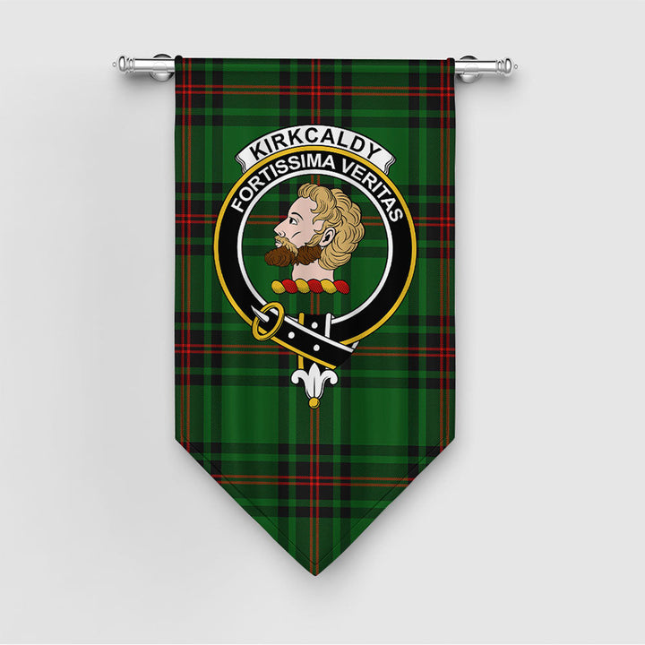 Kirkcaldy Clan Badge Tartan Gonfalon