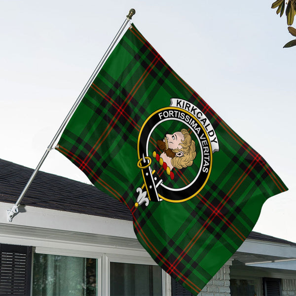 Kirkcaldy Clan Badge Tartan House Flag
