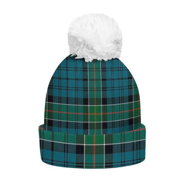 Kirkpatrick Clan Badge Tartan Bobble Beanie Hat