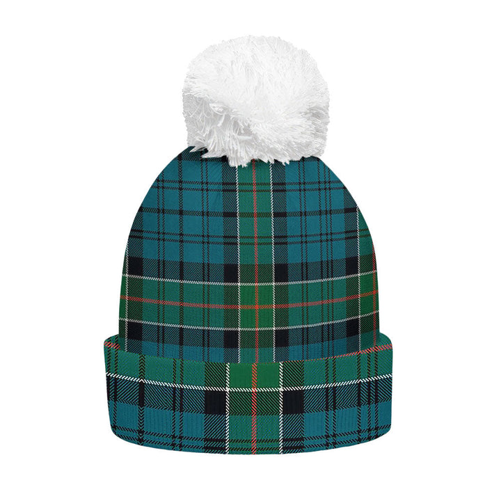 Kirkpatrick Clan Badge Tartan Bobble Beanie Hat
