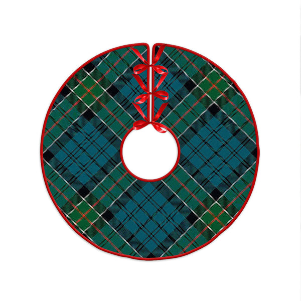 Kirkpatrick Clan Badge Tartan Christmas Tree Skirt