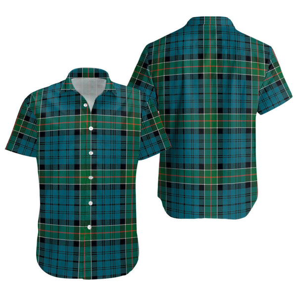 Kirkpatrick Clan Badge Tartan Short Sleeve Shirt