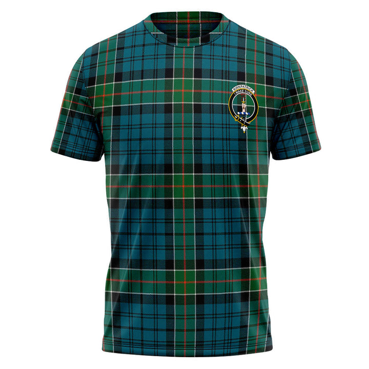 Kirkpatrick Clan Badge Tartan T-Shirt