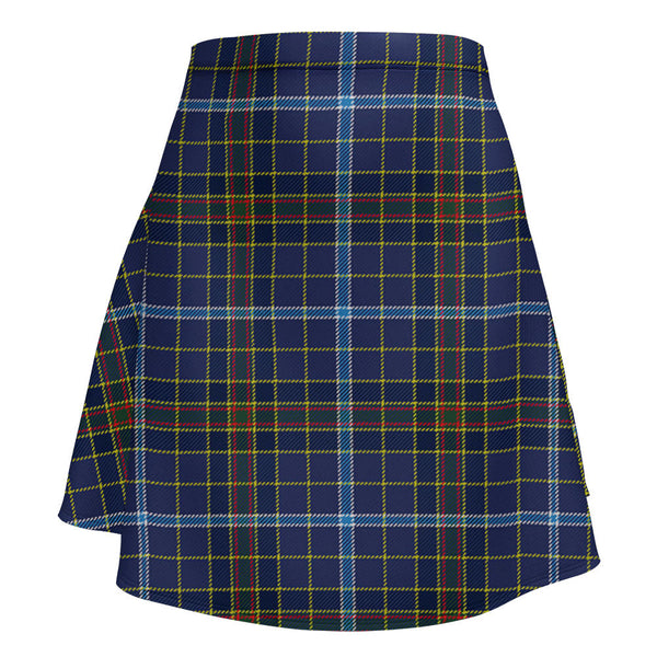 Knox Clan Badge Tartan Flared Skirt