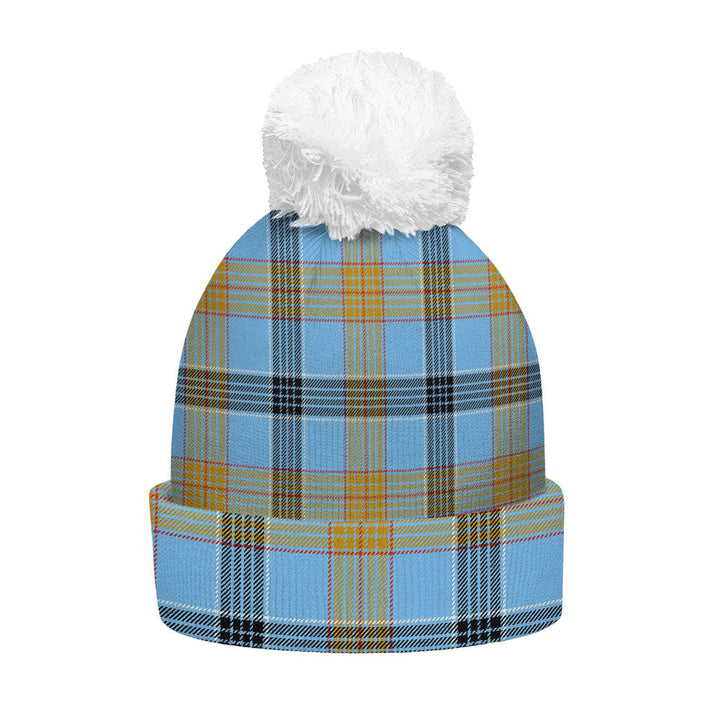 Laing (Lang) Ancient Clan Badge Tartan Bobble Beanie Hat