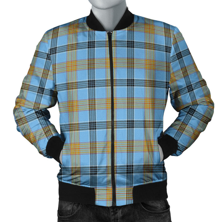 Laing (Lang) Ancient Clan Badge Tartan Bomber Jacket