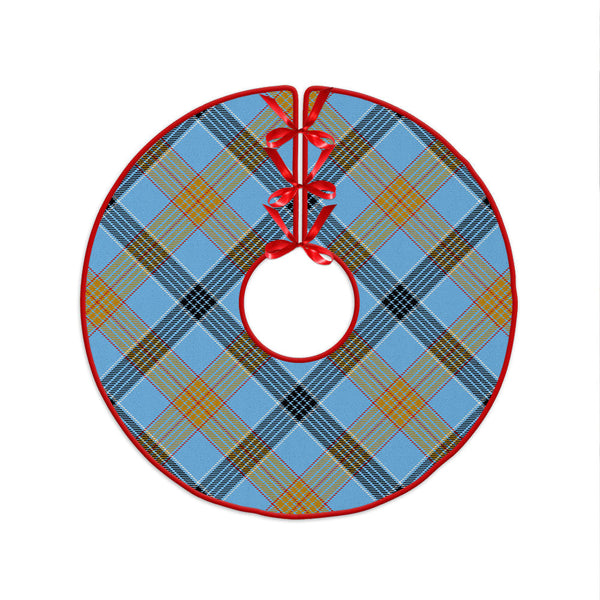 Laing (Lang) Ancient Clan Badge Tartan Christmas Tree Skirt